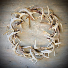 Load image into Gallery viewer, Rustic Farmhouse Antler Wreath