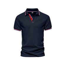 Load image into Gallery viewer, Lapel Collar Solid Color POLO Shirt