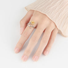 Load image into Gallery viewer, Sunflower Fidget Spinner Ring