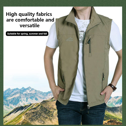 Waterproof And Wear-Resistant Multi-Pocket Vest