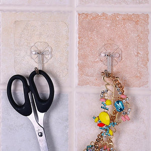 Seamless Adhesive Hook Set