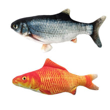 Load image into Gallery viewer, 🐟Plush Simulation USB Charging Cat Fish Toy🐟