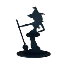 Load image into Gallery viewer, Wooden Witch Ornament