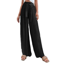 Load image into Gallery viewer, Ruffled Wide-leg Trousers