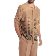 Load image into Gallery viewer, Two Piece Short Sleeve Print Walking Suit Set