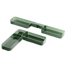 Load image into Gallery viewer, Multifunctional wall-mounted U-shaped rotating storage corner shelf