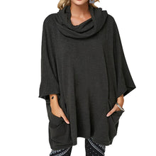 Load image into Gallery viewer, Casual Three-quarter Sleeve Loose Large Size Knitted Tops
