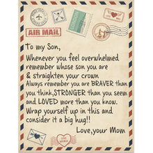 Load image into Gallery viewer, Printed Flannel Envelope Blanket