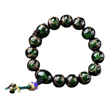 Load image into Gallery viewer, Incense Grey Glazed Beads Bracelet