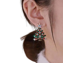 Load image into Gallery viewer, Christmas Tree Stud Earrings