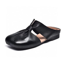 Load image into Gallery viewer, Summer Retro Flat Slippers Genuine Leather Sandals