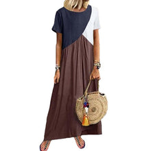 Load image into Gallery viewer, Multicolor Panel Dress