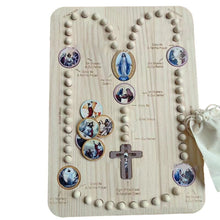Load image into Gallery viewer, Wooden Rosary Board