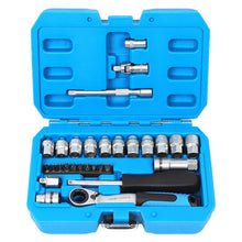 Load image into Gallery viewer, 29pcs Ratchet Socket Wrench Kit