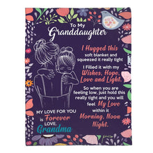 Load image into Gallery viewer, 🎁Granddaughter's Gift-Sweet Words Blanket