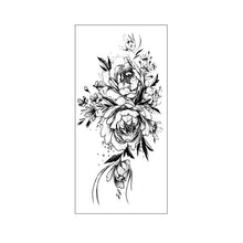 Load image into Gallery viewer, Sketch Flower Tattoo Stickers (10PCS)