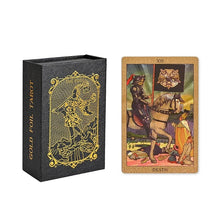 Load image into Gallery viewer, 🔮Explore the Mystical World of Tarot Gold Foil Tarot🔮