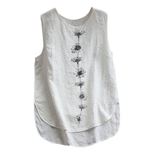 Load image into Gallery viewer, Daisy Sleeveless Cotton and Linen Tank Top