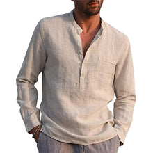 Load image into Gallery viewer, V-neck Linen Shirt