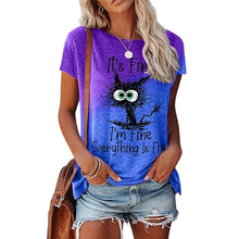 Load image into Gallery viewer, Alphabet Cat T-Shirt