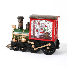 Load image into Gallery viewer, Christmas Crystal Floating Snow Train Light