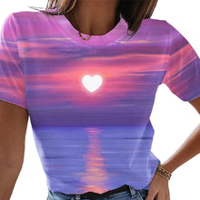 Load image into Gallery viewer, Women's Casual Weekend 3D Printed Painting T-shirt