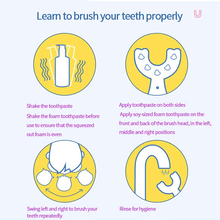 Load image into Gallery viewer, 360° Kids U-shaped Toothbrush