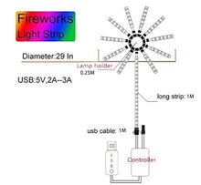 Load image into Gallery viewer, Firework LED Lights
