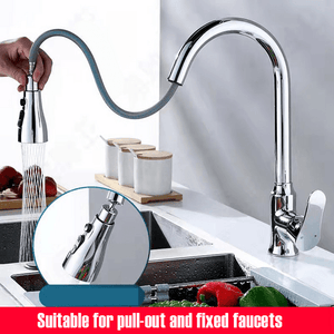 Pressurized Universal Faucet Nozzle