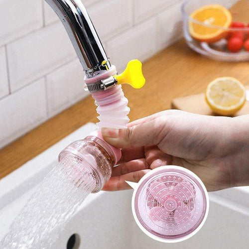 Extendable Rotating Faucet Splash-Proof Bubbler