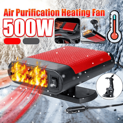 2 IN 1 Demister Vehicle Heater Cooling Fan Defrosts