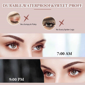 4D Flash Diamond Waterproof Silk Fiber Thick Lengthening Mascara