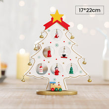 Load image into Gallery viewer, DIY Wooden Mini Christmas Tree Set
