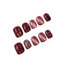 Load image into Gallery viewer, Mysterious Cat Eye Nail Patch with Jelly Gum (24PCS)