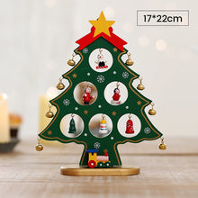 Load image into Gallery viewer, DIY Wooden Mini Christmas Tree Set