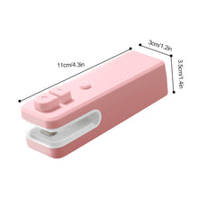 Load image into Gallery viewer, Small USB Rechargeable Mini Sealer