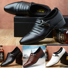 Load image into Gallery viewer, Men's Business Breathable Leather Shoes
