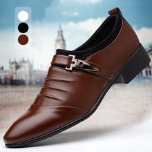 Load image into Gallery viewer, Men's Business Breathable Leather Shoes