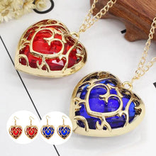 Load image into Gallery viewer, Cutout Heart Crystal Necklace