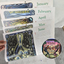 Load image into Gallery viewer, 🗓2024 Witches&#39; Wall Calendar