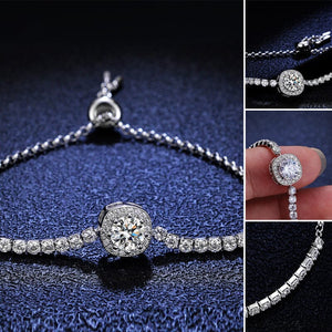 925 Silver Moissanite Bracelet🤩