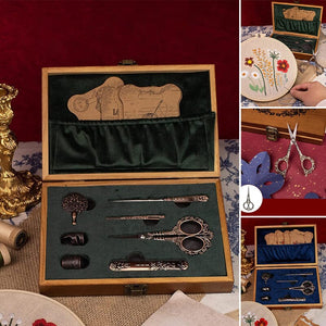 Vintage 5-Piece Set of Pointed Scissors