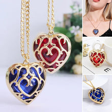 Load image into Gallery viewer, Cutout Heart Crystal Necklace