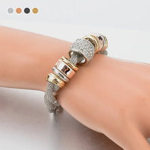 Load image into Gallery viewer, Entwined Ring Accent Bracelet