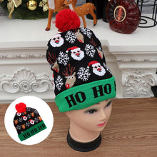 Load image into Gallery viewer, Christmas LED Light Knitted Beanies