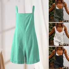 Load image into Gallery viewer, Button Casual Bib Pants