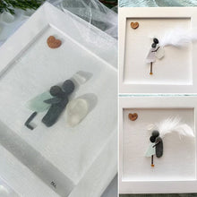 Load image into Gallery viewer, Sea Glass Art Sympathy Gift