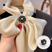 Load image into Gallery viewer, Delicate Camellia Scarf Buckle