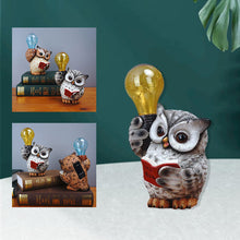 Load image into Gallery viewer, Owl Solar Ornament