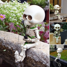 Load image into Gallery viewer, 💟Fishing Skeleton Garden Accessory💟